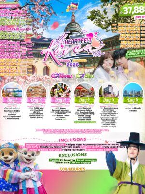 Korea Spring & Summer 2026 – [6 Days 5 Night]