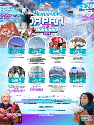 Snow Festival Hokkaido 2026 – [8 Days 7 Nights]